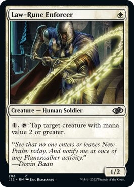 Image for Law-Rune Enforcer (206) (J22) - Magic: The Gathering