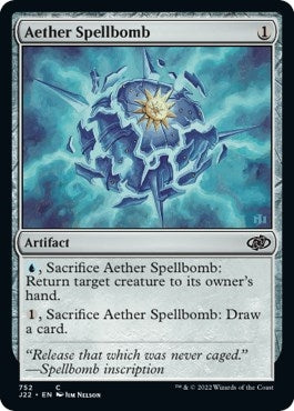 Image for Aether Spellbomb (752) (J22) - Magic: The Gathering