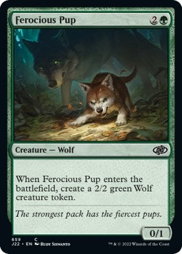 Image for Ferocious Pup (659) (J22) - Magic: The Gathering