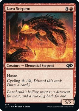 Image for Lava Serpent (567) (J22) - Magic: The Gathering