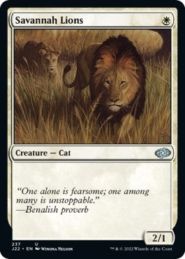 Image for Savannah Lions (237) (J22) - Magic: The Gathering