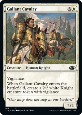 Image for Gallant Cavalry (186) (J22) - Magic: The Gathering