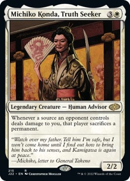 Image for Michiko Konda, Truth Seeker (215) (J22) - Magic: The Gathering