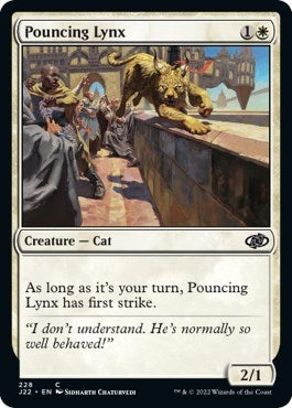Image for Pouncing Lynx (228) (J22) - Magic: The Gathering