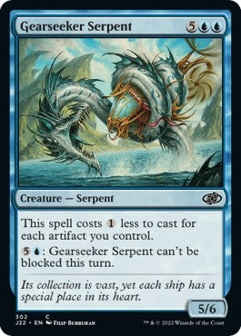 Image for Gearseeker Serpent (302) (J22) - Magic: The Gathering