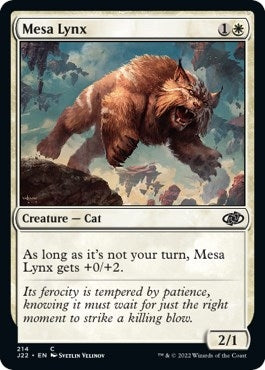Image for Mesa Lynx (214) (J22) - Magic: The Gathering