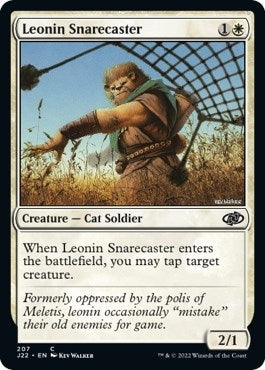 Image for Leonin Snarecaster (207) (J22) - Magic: The Gathering
