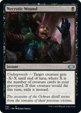 Image for Necrotic Wound (447) (J22) - Magic: The Gathering
