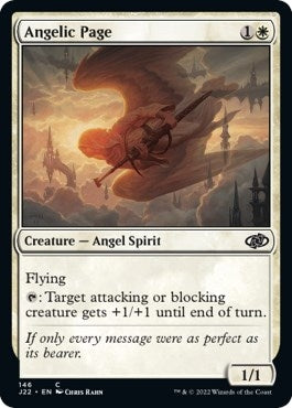 Image for Angelic Page (146) (J22) - Magic: The Gathering