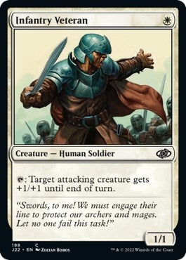 Image for Infantry Veteran (198) (J22) - Magic: The Gathering