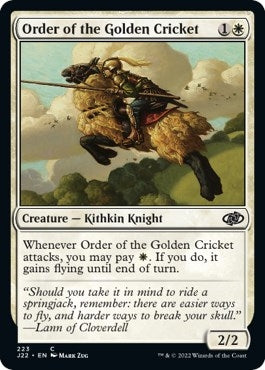 Image for Order of the Golden Cricket (223) (J22) - Magic: The Gathering