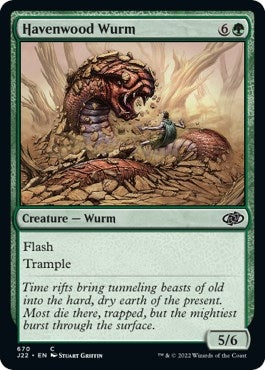 Image for Havenwood Wurm (670) (J22) - Magic: The Gathering