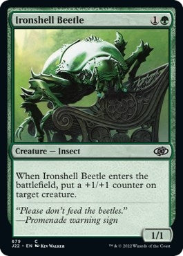Image for Ironshell Beetle (679) (J22) - Magic: The Gathering