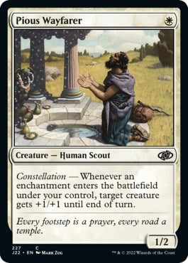 Image for Pious Wayfarer (227) (J22) - Magic: The Gathering