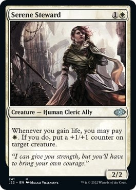 Image for Serene Steward (241) (J22) - Magic: The Gathering