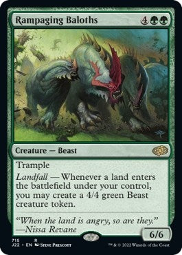 Image for Rampaging Baloths (715) (J22) - Magic: The Gathering