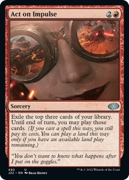 Image for Act on Impulse (492) (J22) - Magic: The Gathering