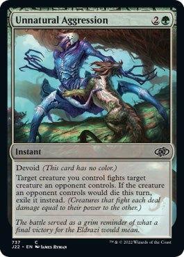 Image for Unnatural Aggression (737) (J22) - Magic: The Gathering