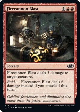 Image for Firecannon Blast (533) (J22) - Magic: The Gathering