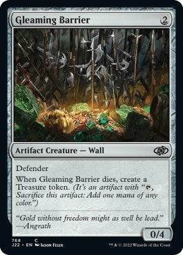 Image for Gleaming Barrier (768) (J22) - Magic: The Gathering