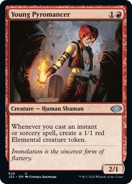 Image for Young Pyromancer (626) (J22) - Magic: The Gathering