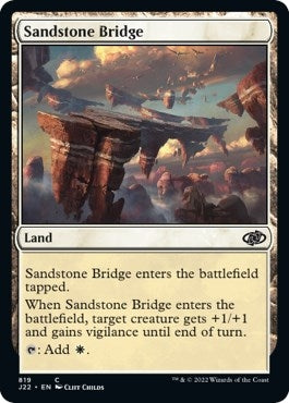 Image for Sandstone Bridge (819) (J22) - Magic: The Gathering