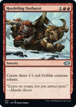 Image for Hordeling Outburst (552) (J22) - Magic: The Gathering
