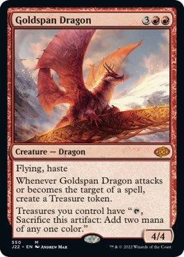 Image for Goldspan Dragon (550) (J22) - Magic: The Gathering