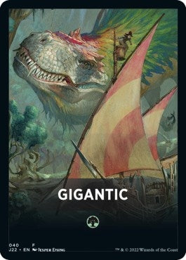 Image for Gigantic Theme Card (40) (J22) - Magic: The Gathering