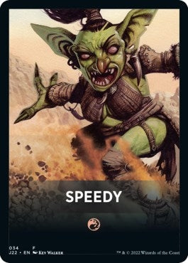 Image for Speedy Theme Card (34) (J22) - Magic: The Gathering