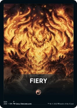 Image for Fiery Theme Card (31) (J22) - Magic: The Gathering