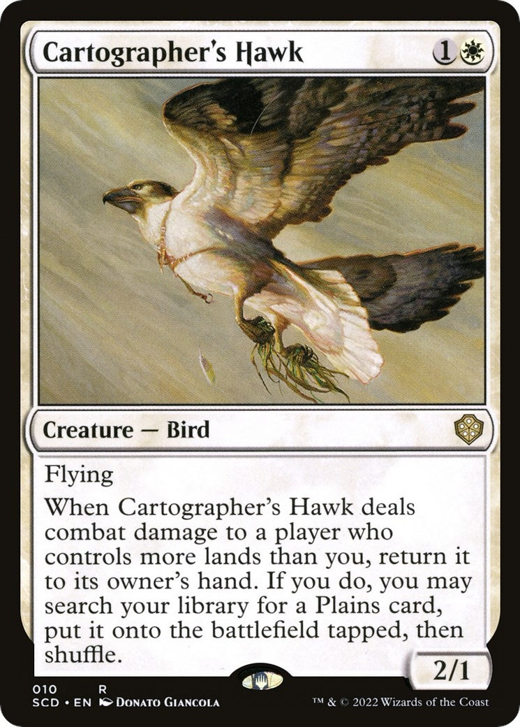 Image for Cartographer's Hawk (10) (SCD) - Magic: The Gathering