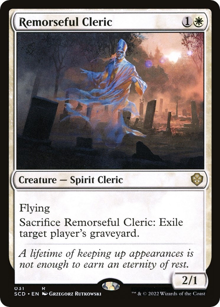 Image for Remorseful Cleric (31) (SCD) - Magic: The Gathering