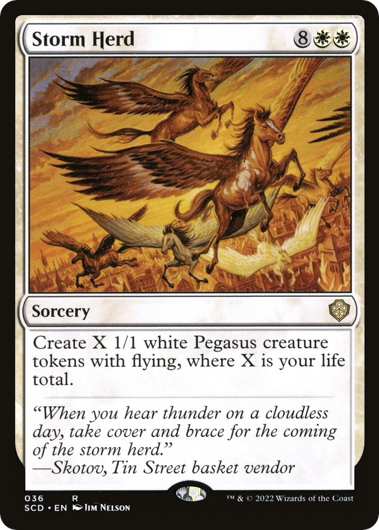 Image for Storm Herd (36) (SCD) - Magic: The Gathering