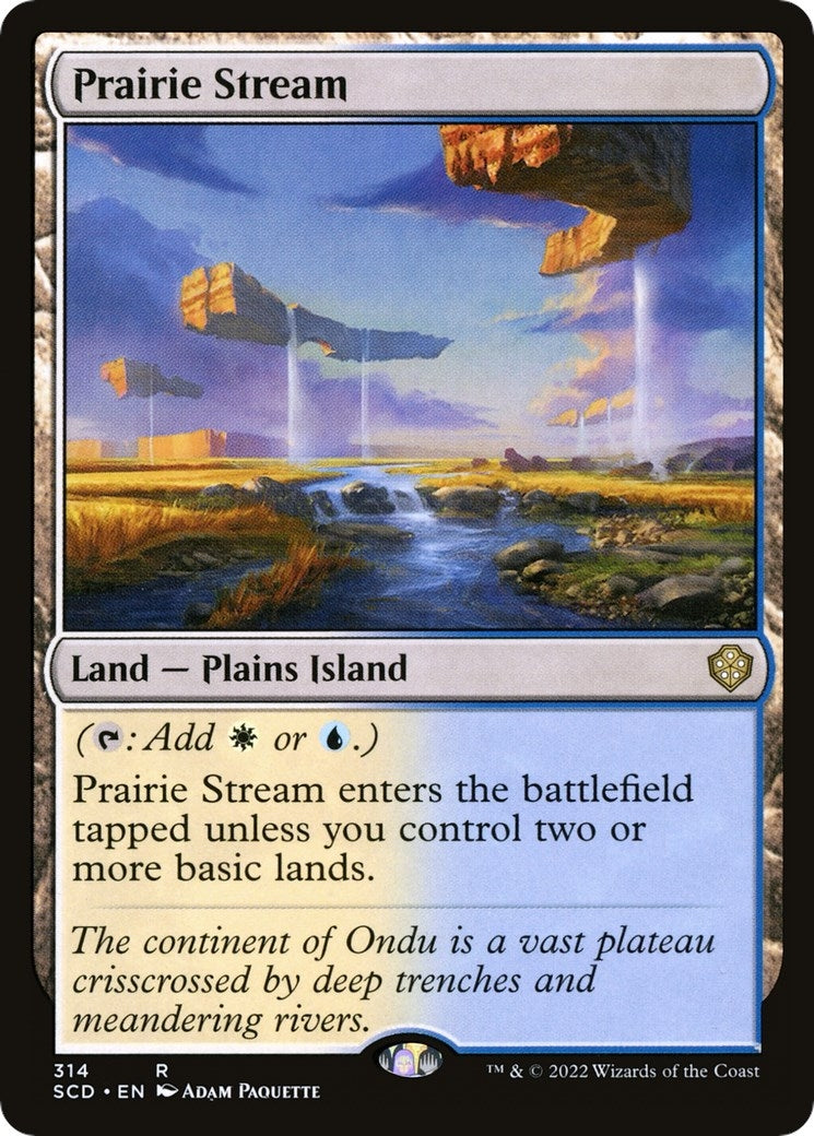 Image for Prairie Stream (314) (SCD) - Magic: The Gathering