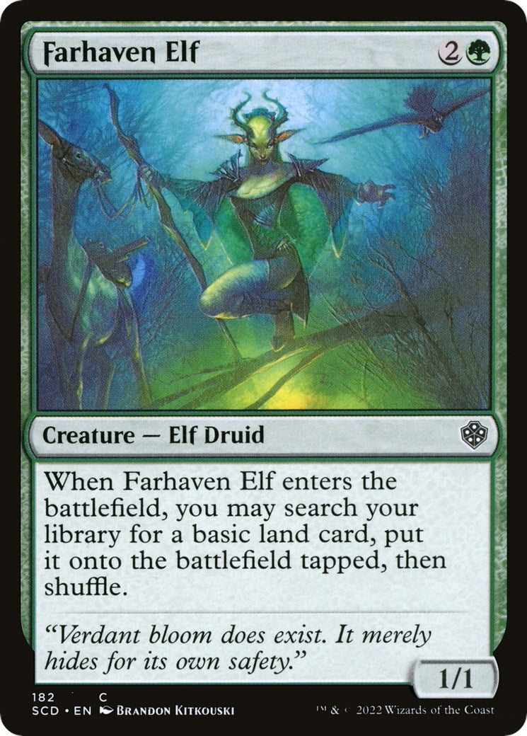 Image for Farhaven Elf (182) (SCD) - Magic: The Gathering
