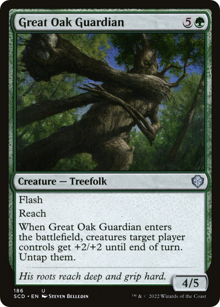 Image for Great Oak Guardian (186) (SCD) - Magic: The Gathering