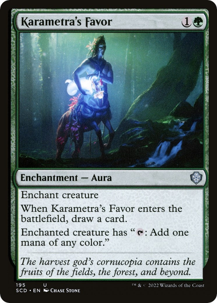 Image for Karametra's Favor (195) (SCD) - Magic: The Gathering