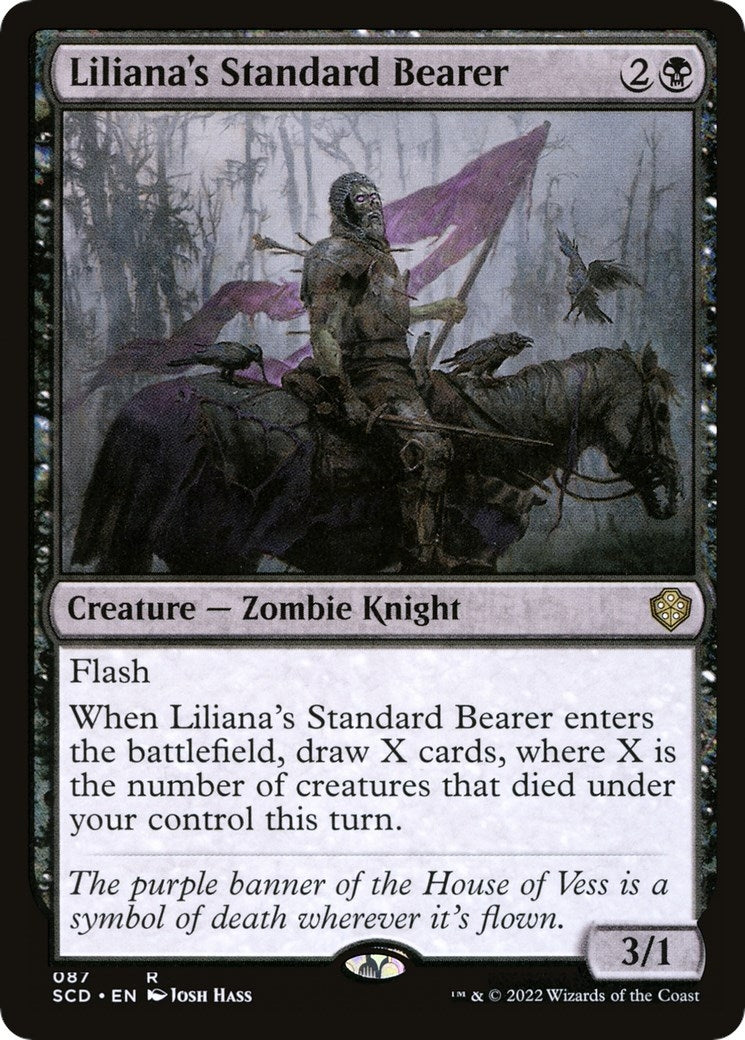 Image for Liliana's Standard Bearer (87) (SCD) - Magic: The Gathering