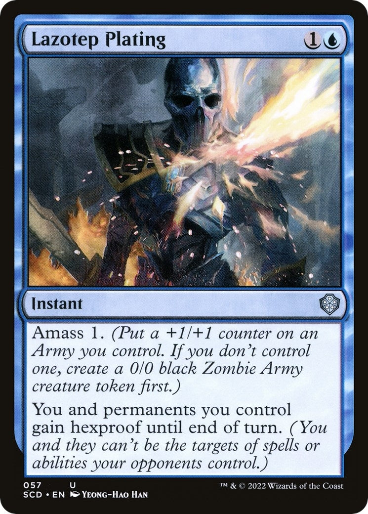 Image for Lazotep Plating (57) (SCD) - Magic: The Gathering