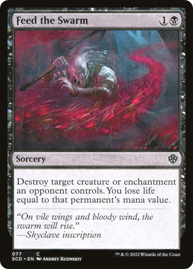 Image for Feed the Swarm (77) (SCD) - Magic: The Gathering