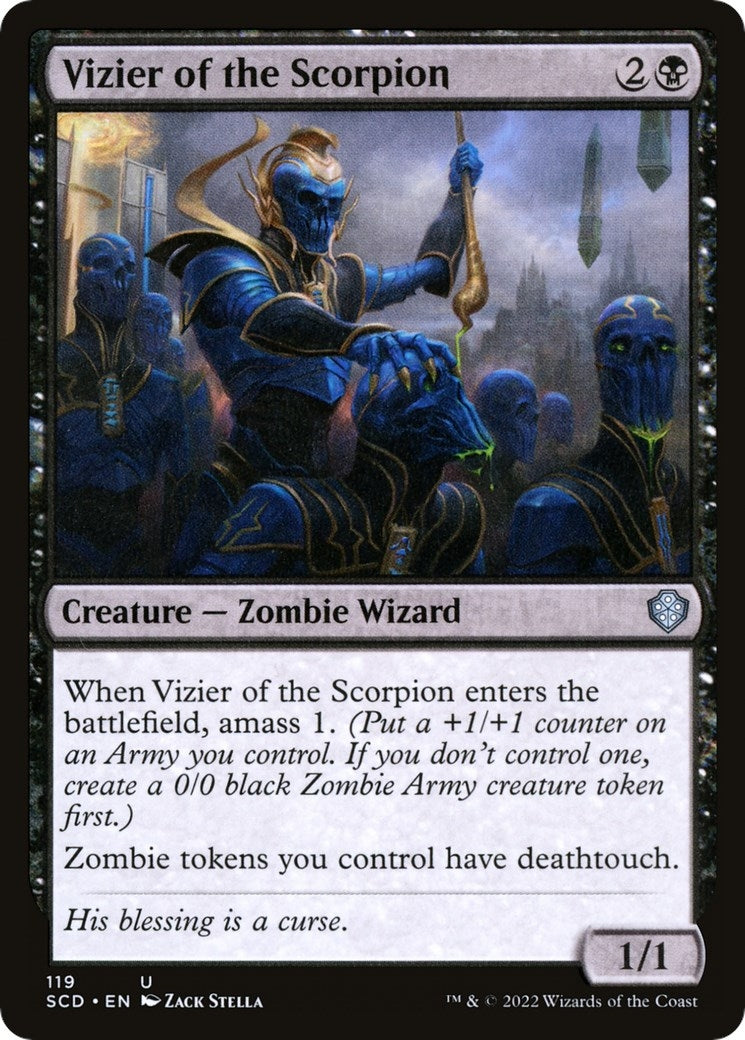 Image for Vizier of the Scorpion (119) (SCD) - Magic: The Gathering