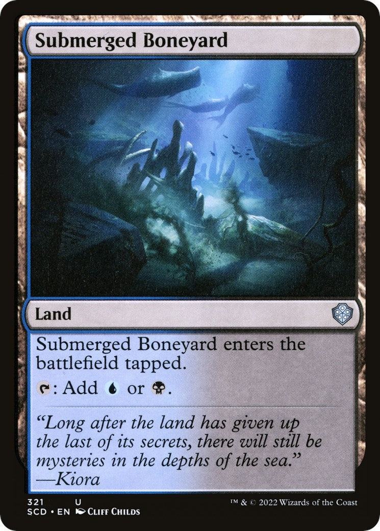 Image for Submerged Boneyard (321) (SCD) - Magic: The Gathering