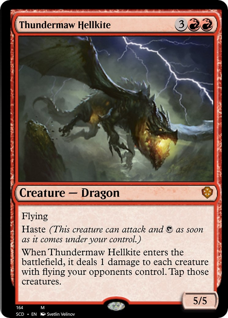 Image for Thundermaw Hellkite (164) (SCD) - Magic: The Gathering