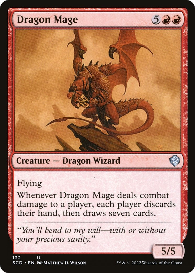 Image for Dragon Mage (132) (SCD) - Magic: The Gathering