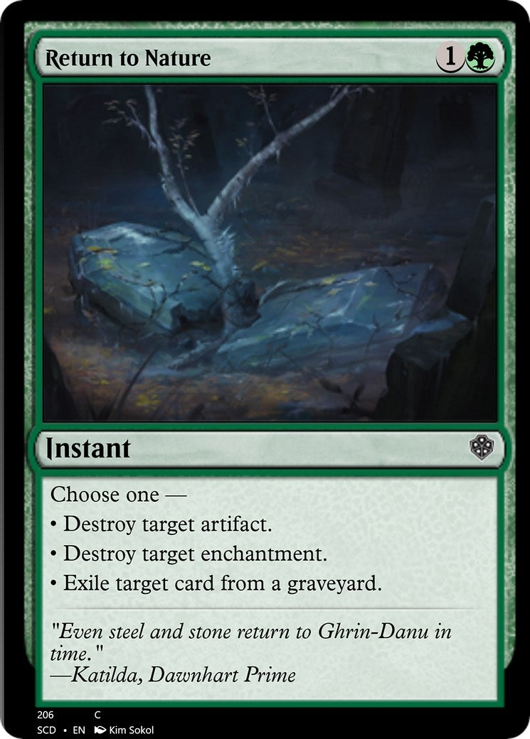Image for Return to Nature (206) (SCD) - Magic: The Gathering