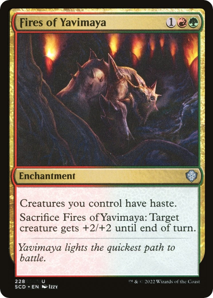 Image for Fires of Yavimaya (228) (SCD) - Magic: The Gathering