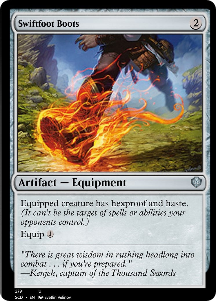 Image for Swiftfoot Boots (279) (SCD) - Magic: The Gathering
