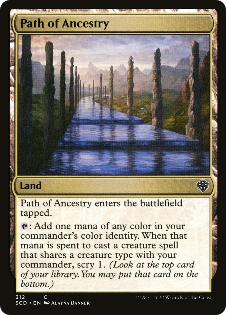 Image for Path of Ancestry (312) (SCD) - Magic: The Gathering
