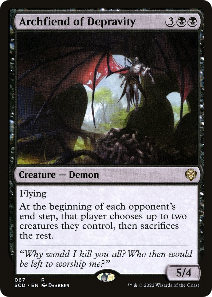 Image for Archfiend of Depravity (67) (SCD) - Magic: The Gathering